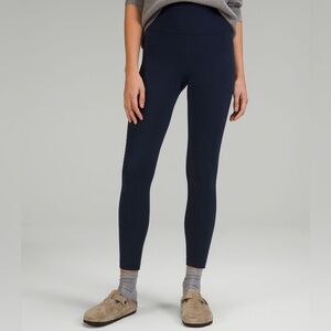 Navy Lululemon Align High Rise 25” Leggings